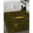 thumbnail image 2 of Ahgly Company Indoor Square Patterned Dark Bronze Brown Area Rugs, 4' Square, 2 of 6