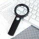 thumbnail image 5 of Lighted Reading Magnifier, 30X Magnifying Glass with 12 LED Lights, Handheld Magnifying Glass, Jewelry, Seniors, Visually Im, 5 of 5