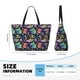 thumbnail image 4 of Fotbe Colorful Animals Bolsa de Viaje para Playa - Resistente al Agua, Bolsa Tote de Gran Capacidad y Ligera con 7 Bolsillos para Mujeres y Hombres, 4 of 7