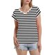 thumbnail image 4 of Eres Más Que una Camisa de Puntuación de Prueba Sexy de Manga Corta Lentejuelas Suelta Camisa de Blusa con Cuello en V, Poliéster, 4 of 8