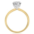 thumbnail image 2 of Pompeii VS 1 1/2CT Moissanite 4Prong Solitaire Engagement Ring in White or Yellow Gold (,), 2 of 4