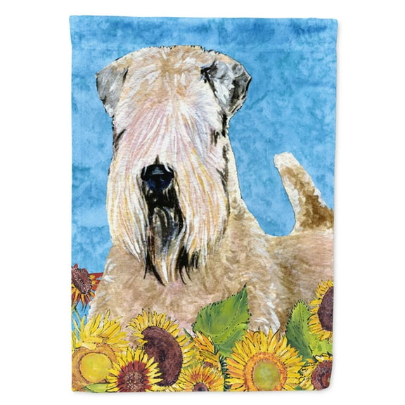 Carolines Treasures SS4121-FLAG-PARENT Wheaten Terrier Soft Coated Flag  multicolor