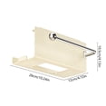 thumbnail image 3 of Wall Mounted Tissue Holder and Face Towel Storage Box for Bathroom – Under Mirror Cabinet Stainless Steel Dispenser, No Drilling, Space Saving Toilet Paper and Hand Towel Organizer, 3 of 6