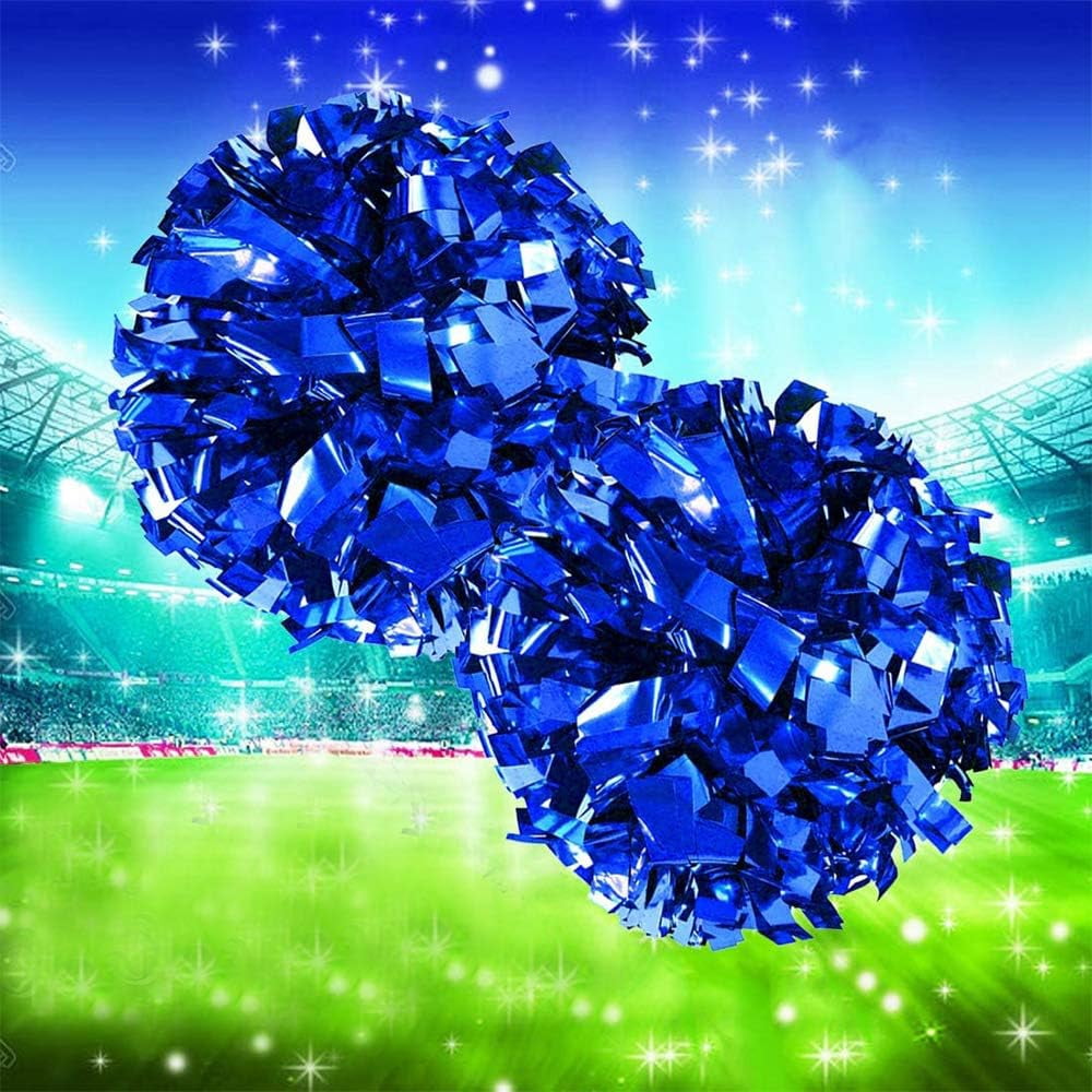 LINLIN Cheerleading Pom Poms Sports Dance Cheer Plastic Pom Pom for Sports Team Spirit Cheering Sports Cheerleading Pom Poms Dancing Party Fancy Dress Cheer Poms for Ball Dance Fancy
