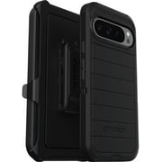 OtterBox Google Pixel 9 Pro XL (Only) - Defender Series Pro Case - Black - Rugged & Durable - with Port Protection - Includes Holster Clip Kickstand - Non-Retail Packaging