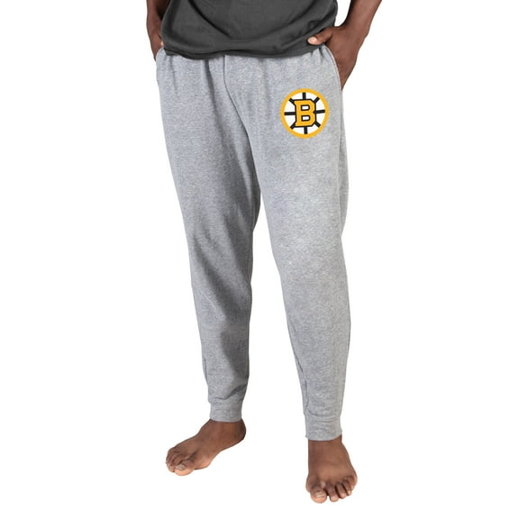 Men's Concepts Sport Gray Boston Bruins Mainstream Cuffed Terry Pants