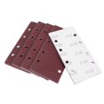 thumbnail image 1 of 25 Pcs Sanding Pads,Sanding Paper Hook and Loop Sand Sheet 93x185mm Punched 8 Holes Grits 40/60/80/1, 1 of 5
