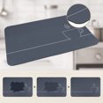thumbnail image 5 of Large Diatomaceous Stone Dish Drying Mat, Quick Dry Coffee Bar Mat for Kitchen Counter, Dishes, Cups, and Utensils Gray 23.6*15.7 inch, 5 of 7