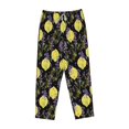 thumbnail image 4 of Daiia Lavender Flowers Women's Sleep Pant with Pockets and Drawstring,Pajama Pants-XX-Large, 4 of 9