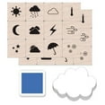 thumbnail image 1 of HERO ARTS (2 PK) Icônes Météo MINI Baignoire, 1 of 1