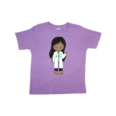

Inktastic African American Girl Girl Doctor Lab Coat Gift Toddler Toddler Girl T-Shirt