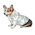 Bingfone White Birds Dog Clothes Hoodie, Pet Winter Coat,Puppy
