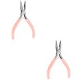 thumbnail image 1 of LOVEVER 2pcs Needle Nose Pliers Ergonomic Grip Handle Pliers DIY Jewelry Repair Hand Tool, 1 of 6