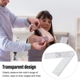 thumbnail image 4 of Angle Ruler, Sturdy Structure Easy Carry  Precise Measurements Practical Measuring Ruler  for Office, 4 of 8