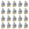thumbnail image 3 of 1 In 4 Out Wire Joint, 20Pcs T Wire Connector With High Temperature Resistance For Lighting For Motors Yellow, 3 of 8