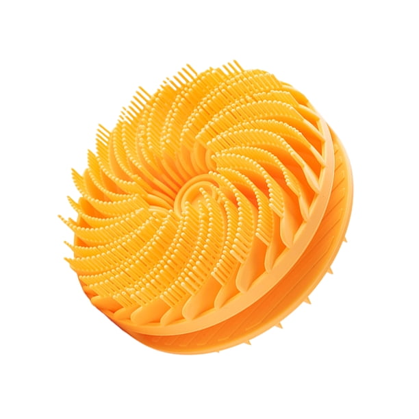 Sistema de baño de lujo Minnieouse cepillo corporal de silicona Cuerpo del baño amarillo