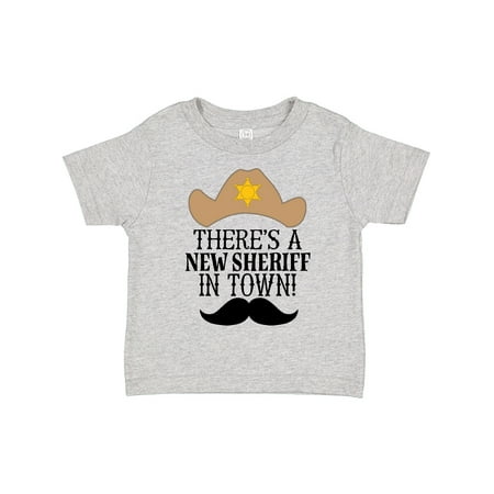

Inktastic New Sheriff in Town Boys Gift Toddler Boy Girl T-Shirt