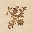 thumbnail image 1 of Ahgly Company Machine Washable Indoor Square Transitional Bronze Brown Area Rugs, 4' Square, 1 of 7