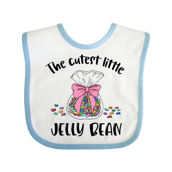 Inktastic The Cutest Little Jelly Bean Boys or Girls Baby Bib