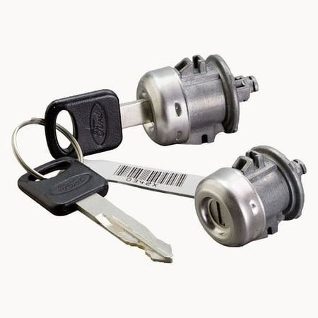 - New Replacement OEM Door Locks For Ford & Lincoln 1997-2010 Coded With Logo Keys