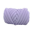 thumbnail image 4 of 1000G Chunky Yarn Arm Knit Yarn DIY Length 3149inch Crocheting Bulky Yarn Jumbo Tubular Yarn for Kids Crafts Craft Weave Weaving Cushion Violet, 4 of 10