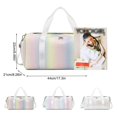 thumbnail image 2 of Sports Gym Bag For Women, Travel Duffle Bag, Weekender/overnight Tote Bag With Shoe Wet Pocket For Carry On/trip/fitness, 2 of 5