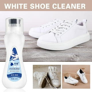 Vikakiooze White Shoe Cleaner Portable Disposable Sports Shoe Cleaner Decontamination and Yellowing Foam Dry Cleaner 200ml