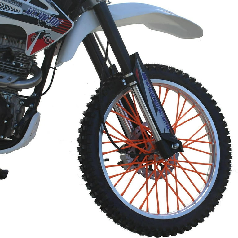 Spoke Tubes, Motorcycle Spoke Skins, Spoke Cover Spoke Tube, Motocross  Wheel Covers (72 Pieces) : : Automotive