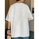 thumbnail image 2 of Men's 100% Cotton Cat Playing Drum Graphic Print T-shirt, Casual Short Sleeve Crew Neck Tee, Men's Clothing For Summer Outdoor, 2 of 6