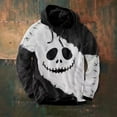 thumbnail image 4 of 2025 European and American Halloween men's new pumpkin digital print Christmas series hooded sweatshirt, 4 of 5