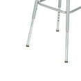 thumbnail image 5 of Hampden Furnishings Clint 19-27" Adjustable Steel Science Stool with Backrest, Grey, 2 Pk, 5 of 8