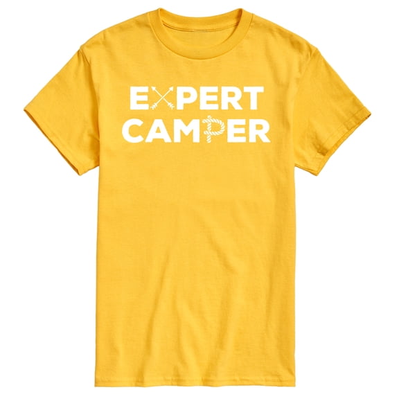 Instant Message - Camping - Expert Camper - Men's Short Sleeve Graphic T-Shirt