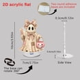 thumbnail image 3 of Halloween Decorations Desktop Ghost, 360 Degree Rotating Ghost Figurine with Cute Design, Spooky Halloween Tabletop Ornament for Home Office Classroom Party Decor Holiday Display, 3 of 9