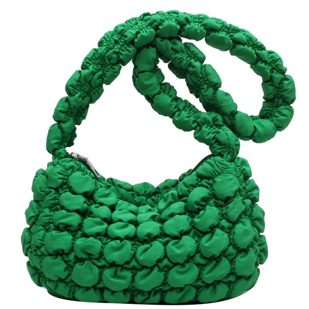 Bolsos tipo hobo con burbujas para mujer, bolso de mano acolchado para mujer, bolsos cruzados acolchados para mujer, bolso tipo hobo ligero y moderno, bolso de hombro acolchado