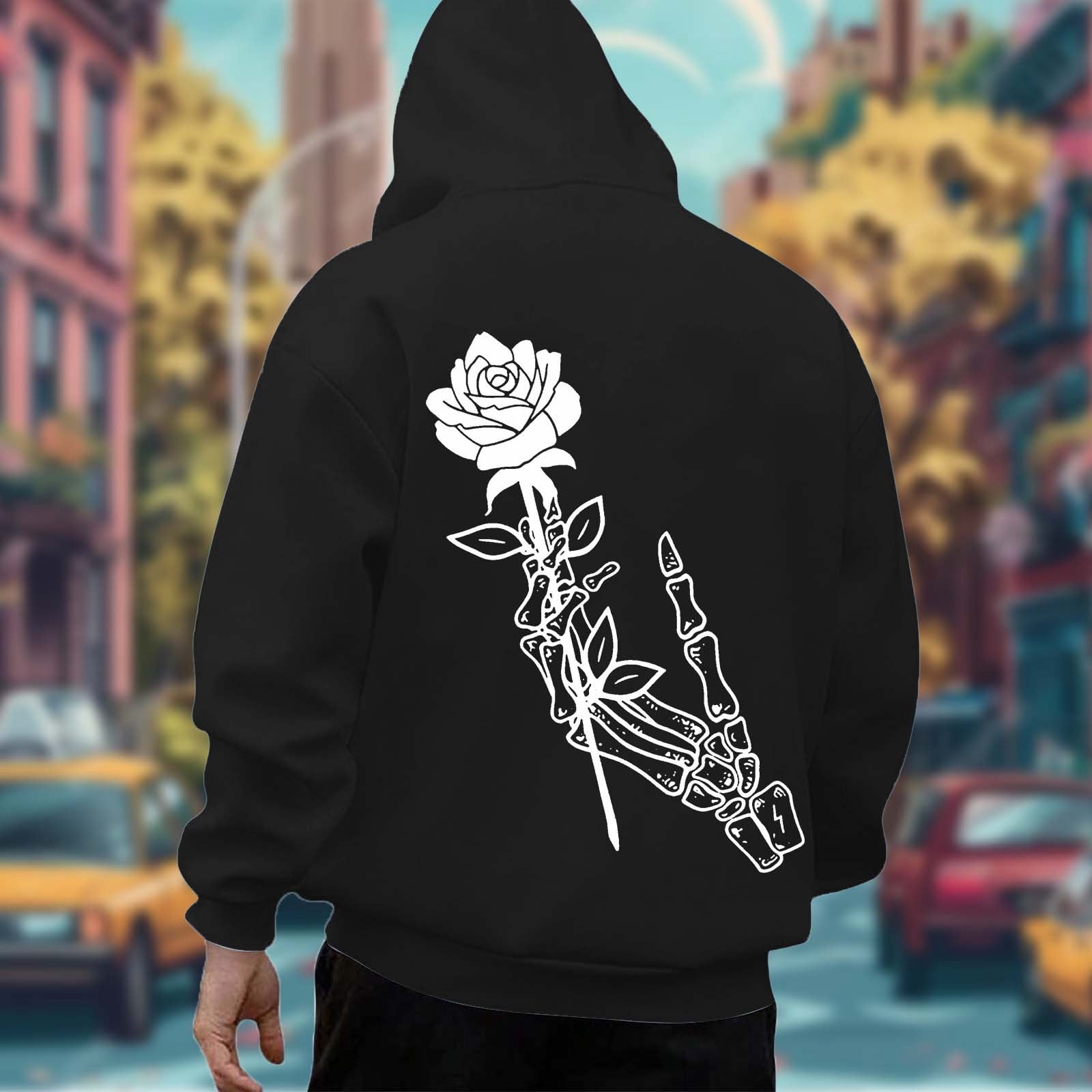 Sweatshirt Kapuzenpullover Herren Oversize Oversized Hoodie