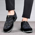thumbnail image 2 of asddcavvf Fashion Style Men's Breathable Comfortable Business Slip On Work Leisure Hit Color Leather, 2 of 8