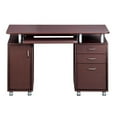 thumbnail image 4 of Kingfisher Lane Super Bureau d'Ordinateur de Bureau Rangement en Chocolat, 4 of 9