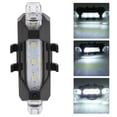thumbnail image 3 of 918 Rechargeable Bicycle Tail Light, Bicycle Rear Tail Warning Light ABS Plastic  for Jogging for Strollers for Students White,Red,Blue, 3 of 7