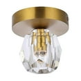 thumbnail image 3 of Eren 1 light gold flush mount, 3 of 4