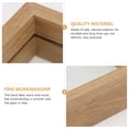 thumbnail image 2 of SHISUYAN Beige Photo Frame for House Decor Durable Synthetic Material Double Sided Glass Design 1Pc, 2 of 8