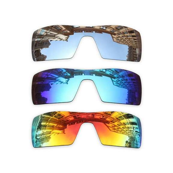 Vonxyz 3 Pack Polarized Replacement Lenses for Oakley Oil Rig Sunglasses