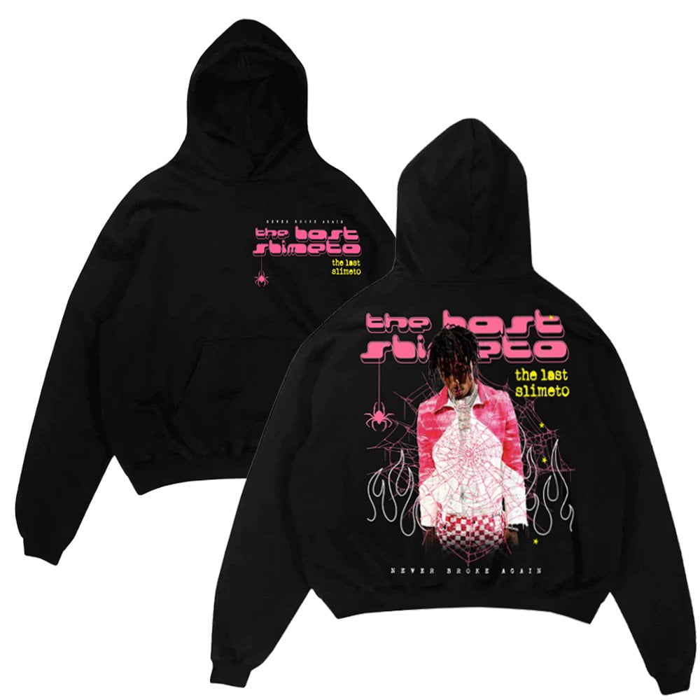YoungBoy THE LAST SLIMETO SPIDER Hoodies Streetwear Pullovers Cosplay