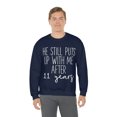 thumbnail image 5 of 11th Anniversary Wife Sweatshirt, Gifts, Sweater Shirt, 5 of 9