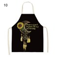 thumbnail image 1 of Sunflower Pattern Apron Skin-friendly Breathable Cotton Flax Cooking Apron, 1 of 8