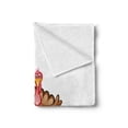 thumbnail image 2 of Turkey Soft Flannel Fleece Blanket, Dancing Cartoon Animal with Pilgrims Hat Thanksgiving Dinner with a Funny Character, Cozy Plush for Indoor and Outdoor Use, 50" x 60", Multicolor, by Ambesonne, 2 of 5
