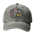 thumbnail image 2 of Vietnam War Veteran Hat Embroidered Military Baseball Cap Adjustable Cotton Polyester Dad Gift, 2 of 6