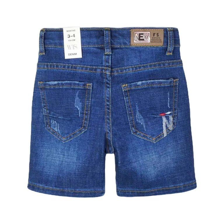 Boys Jean Shorts,Classic Half Pants Pocket Jean Shorts Boys Summer
