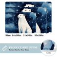 thumbnail image 2 of Polar Bear Area Rugs: Polyester Non-Slip Kitchen Mat Office Rug - Machine Washable, 2 of 6