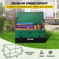 thumbnail image 4 of VEVOR Coffre de Rangement Extérieur pour Patio et Terrasse 230 Gallons Bâche PE Imperméable, 4 of 9