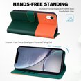 thumbnail image 3 of Compatible avec iPhone XR Étui Portefeuille Motif Animaux Mignons avec Fentes pour Cartes Couverture Rabattable, 3 of 5